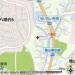 愛知県瀬戸市八幡町112周辺の地図