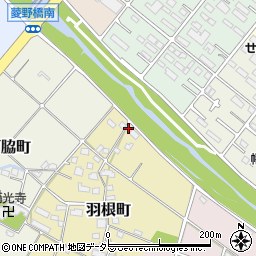 愛知県瀬戸市羽根町15周辺の地図