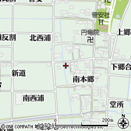 愛知県あま市蜂須賀南本郷890周辺の地図