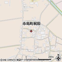 兵庫県丹波市市島町梶原882周辺の地図