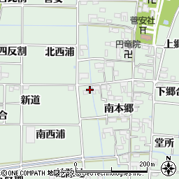 愛知県あま市蜂須賀南本郷891周辺の地図