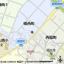 愛知県瀬戸市幡西町94周辺の地図