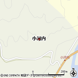 鳥取県日野郡日野町小河内周辺の地図