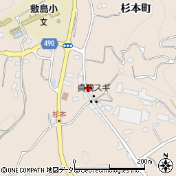 愛知県豊田市杉本町鳥井前周辺の地図
