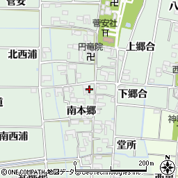 愛知県あま市蜂須賀南本郷882周辺の地図