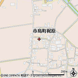 兵庫県丹波市市島町梶原890周辺の地図