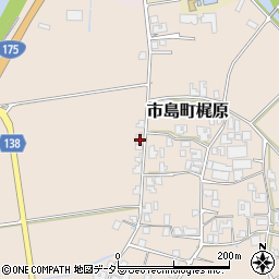 兵庫県丹波市市島町梶原917周辺の地図