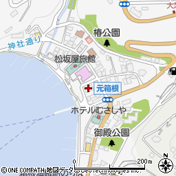 箱根家周辺の地図