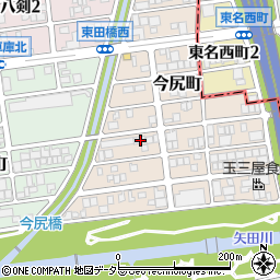 愛知県名古屋市守山区今尻町303周辺の地図