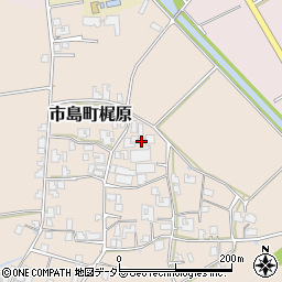 兵庫県丹波市市島町梶原864周辺の地図