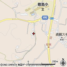 愛知県豊田市杉本町後万場周辺の地図