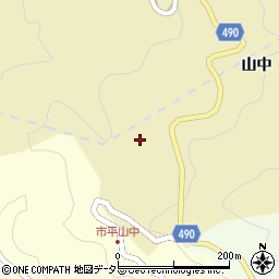 愛知県豊田市市平町洞周辺の地図