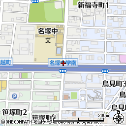 名塚中学南周辺の地図