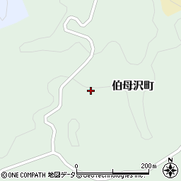 愛知県豊田市伯母沢町上ノ入周辺の地図