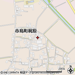 兵庫県丹波市市島町梶原865周辺の地図