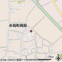 兵庫県丹波市市島町梶原868周辺の地図