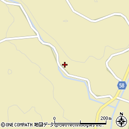 岡山県新庄村（真庭郡）高下周辺の地図