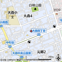 愛知県名古屋市守山区大森4丁目1606周辺の地図
