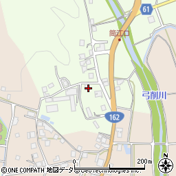 京都府京都市右京区京北上弓削町弾正周辺の地図