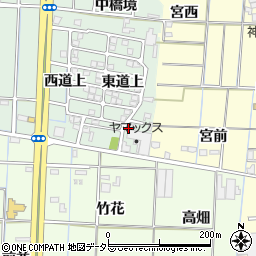 愛知県あま市蜂須賀東杁ノ下周辺の地図