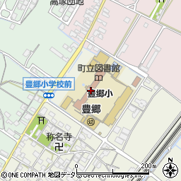 豊郷小学校旧校舎内カフェ周辺の地図