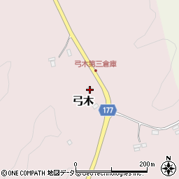 千葉県夷隅郡大多喜町弓木715周辺の地図