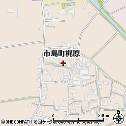 兵庫県丹波市市島町梶原894周辺の地図