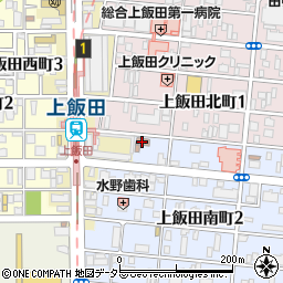 名古屋市役所　子ども青少年局上飯田児童館周辺の地図