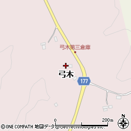 千葉県夷隅郡大多喜町弓木706周辺の地図