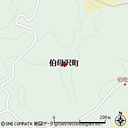愛知県豊田市伯母沢町周辺の地図