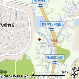 愛知県瀬戸市八幡町117周辺の地図