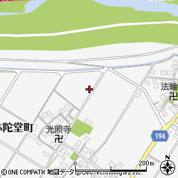 滋賀県東近江市阿弥陀堂町482周辺の地図