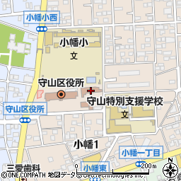 名古屋市役所健康福祉局　守山福祉会館周辺の地図