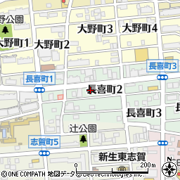愛知県名古屋市北区長喜町2丁目24周辺の地図