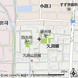 愛知県あま市新居屋久渕郷57周辺の地図