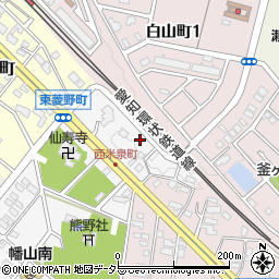 愛知県瀬戸市東菱野町16周辺の地図