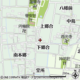愛知県あま市蜂須賀下郷合1547-1周辺の地図
