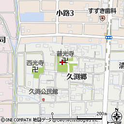 愛知県あま市新居屋久渕郷55周辺の地図