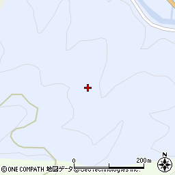 愛知県豊田市稲武町ナメイリ周辺の地図