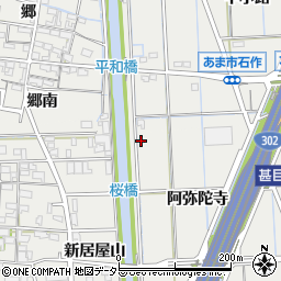 福田川周辺の地図