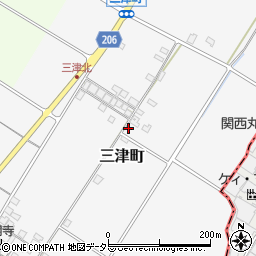 滋賀県彦根市三津町183周辺の地図