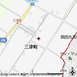 滋賀県彦根市三津町179周辺の地図