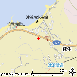 千葉県富津市萩生141周辺の地図