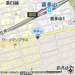 名鉄協商喜多山駅南第２駐車場周辺の地図