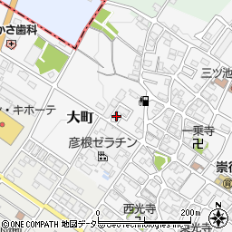 滋賀県犬上郡豊郷町大町318周辺の地図