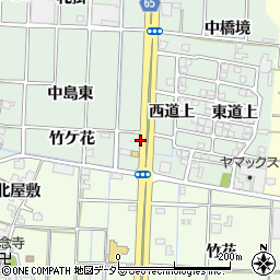 愛知県あま市蜂須賀西杁ノ下周辺の地図