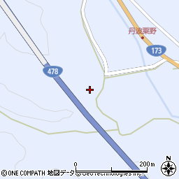 京都府船井郡京丹波町粟野呑ケ坪周辺の地図