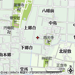 愛知県あま市蜂須賀上郷合1531周辺の地図