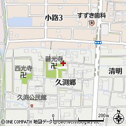 愛知県あま市新居屋久渕郷49-2周辺の地図