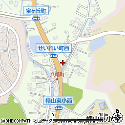 愛知県瀬戸市八幡町204周辺の地図